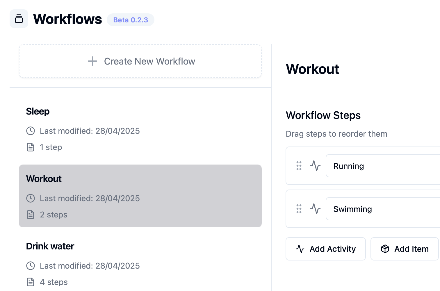 Workflows Preview